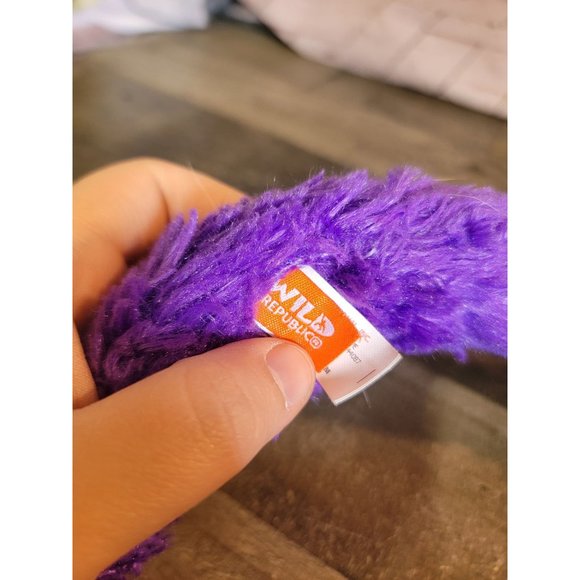 Wild Republic Purple Monkey sequin plush stuffed animal toy figure - Picture 6 of 6